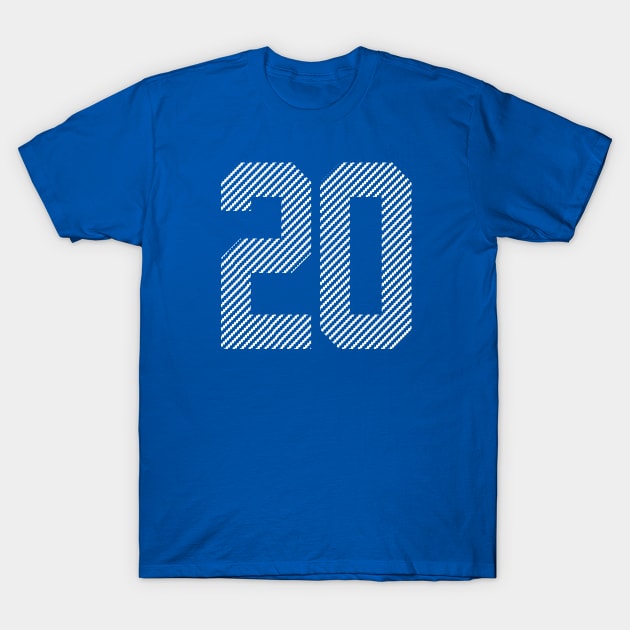 Iconic Number 20 T-Shirt by Teebevies